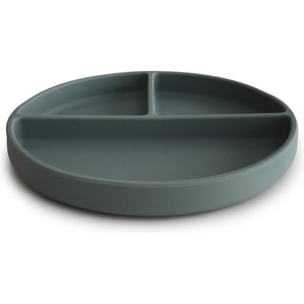 Assiette à compartiment en silicone - Dried Thyme