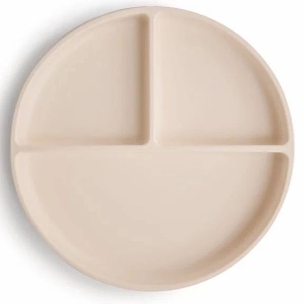 Assiette à compartiment en silicone - Shifting Sand