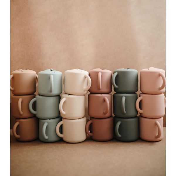 Boîte à goûter en silicone avec poignées - Dried Thyme
