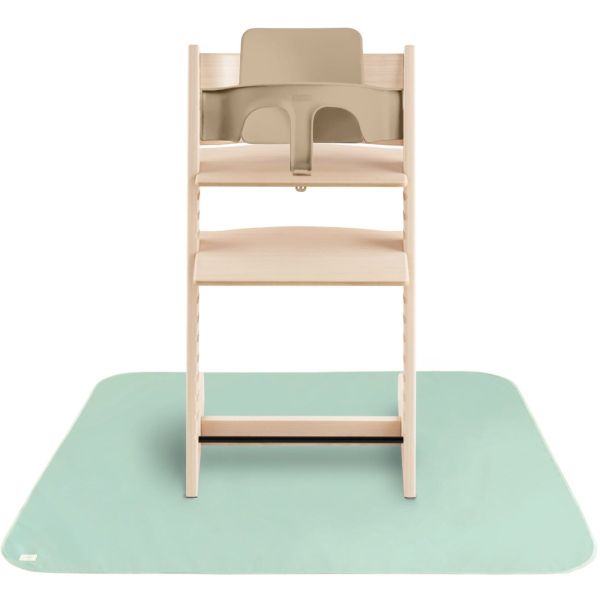 Tapis sous chaise haute anti-éclaboussures - Roman Green