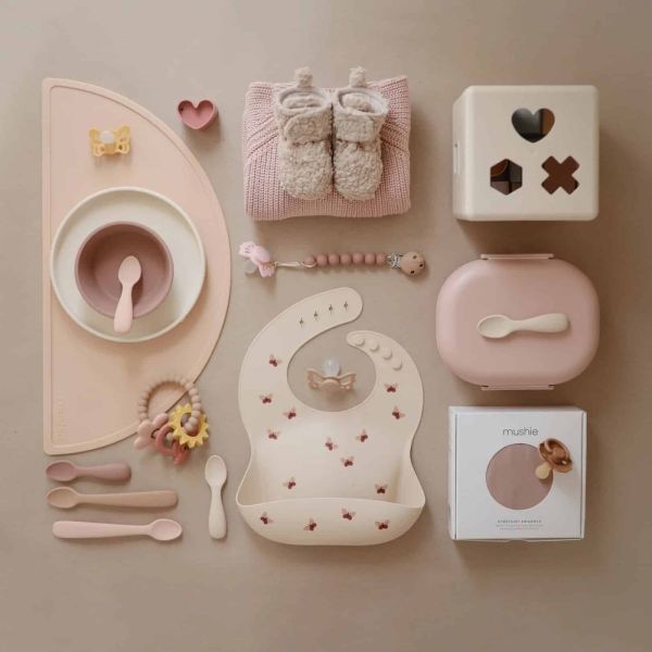 Anneau de dentition porte-clés en silicone - Nature