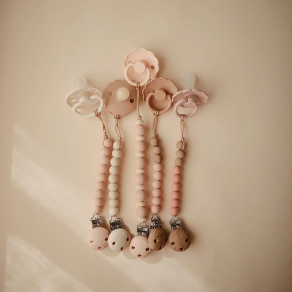 Attache sucette Luna - Blush