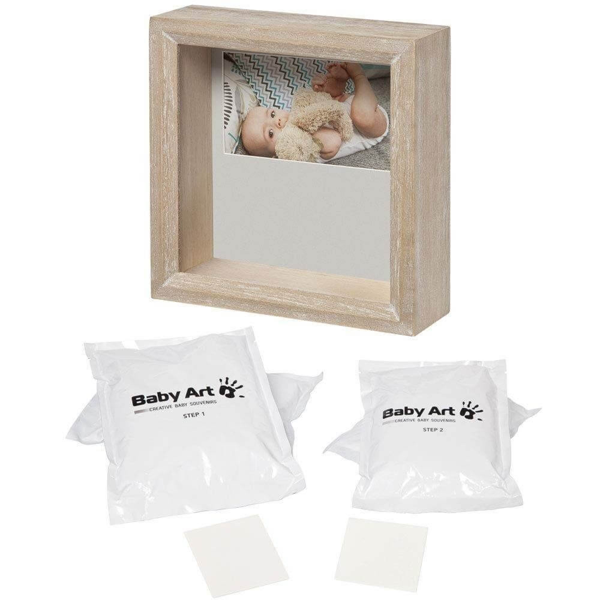 Baby Art Cadre Empreinte Bebe My Baby 3d Bois Made In Bebe