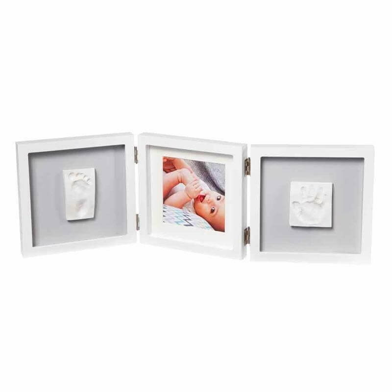 Baby Art Cadre Empreinte Bebe 3 Volets My Baby Style Gris Made In Bebe