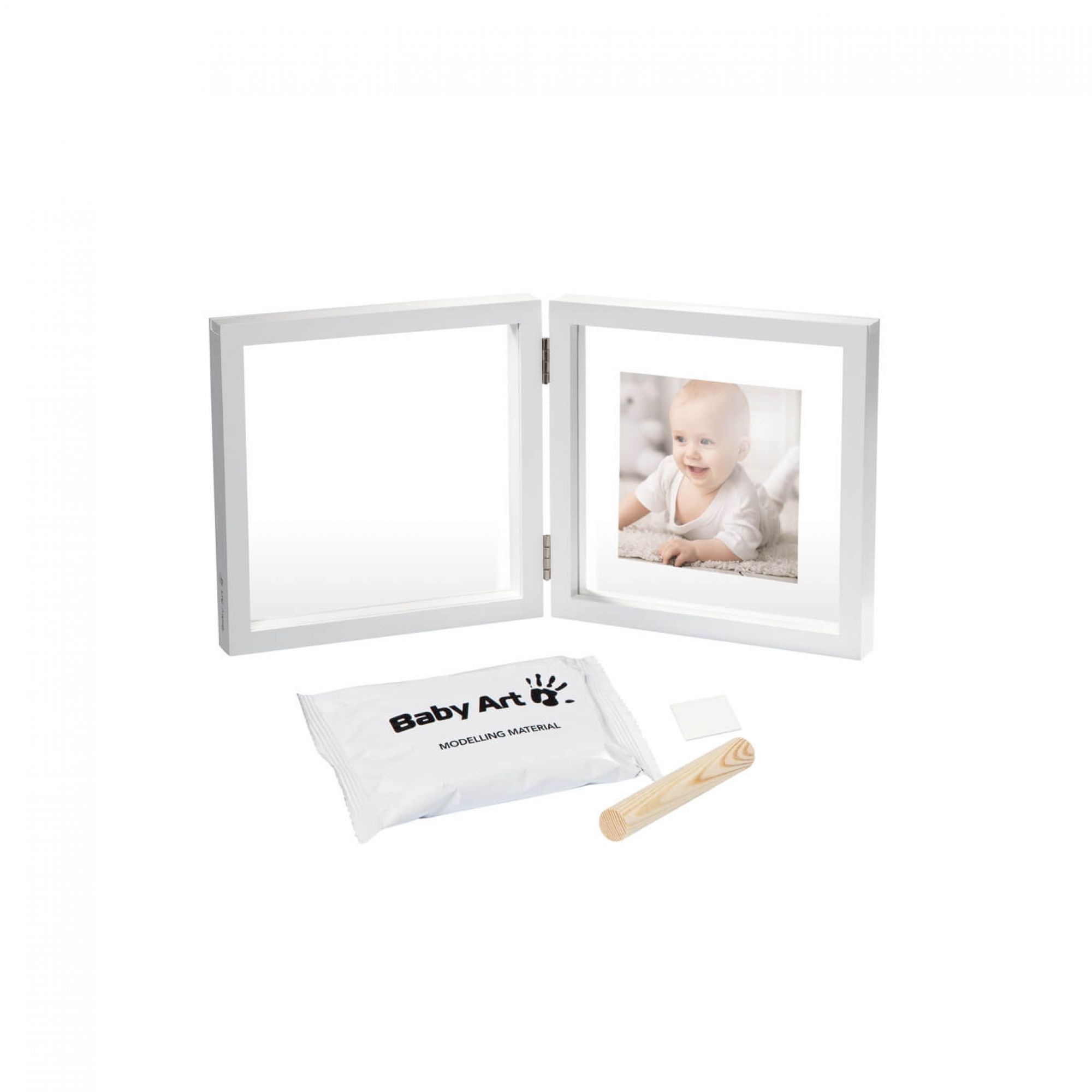 Baby Art Cadre Empreinte Bebe 2 Volets My Baby Style Transparent Made In Bebe