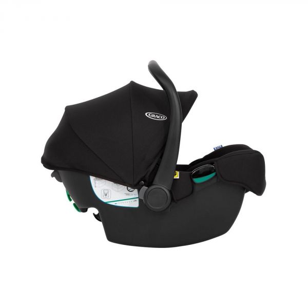 Poussette duo Myavo Stormy + siège auto SnugLite Midnight