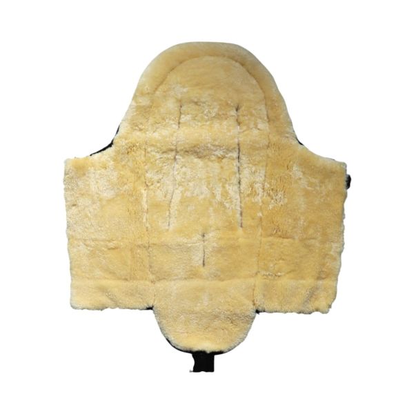 Chancelière pour siège-auto bébé en peau d'agneau NAADJA - Noir