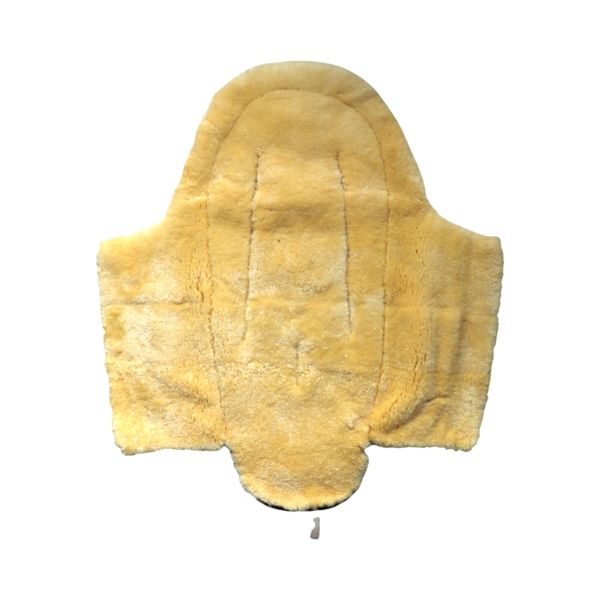 Chancelière pour siège-auto bébé en peau d'agneau NAADJA  - Crème