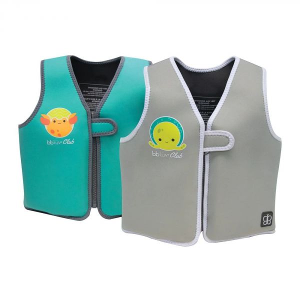 Näj Veste de natation évolutive en néoprène 1 - 3 ans Aqua