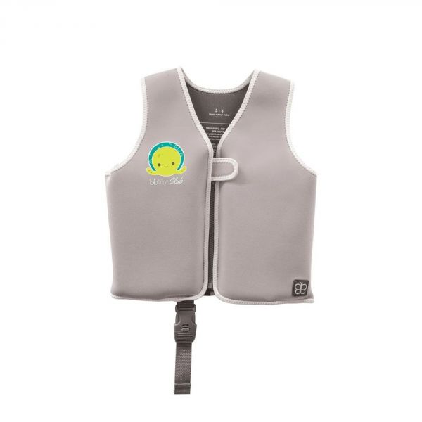 Näj Veste de natation évolutive en néoprène 3 - 6 ans Gris