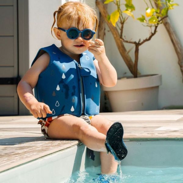 Gilet de natation évolutive en néoprène Navy 18-36 mois