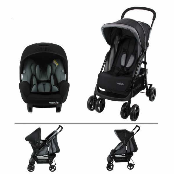 Poussette duo combinée TEXAS + siège auto BEONE EVO