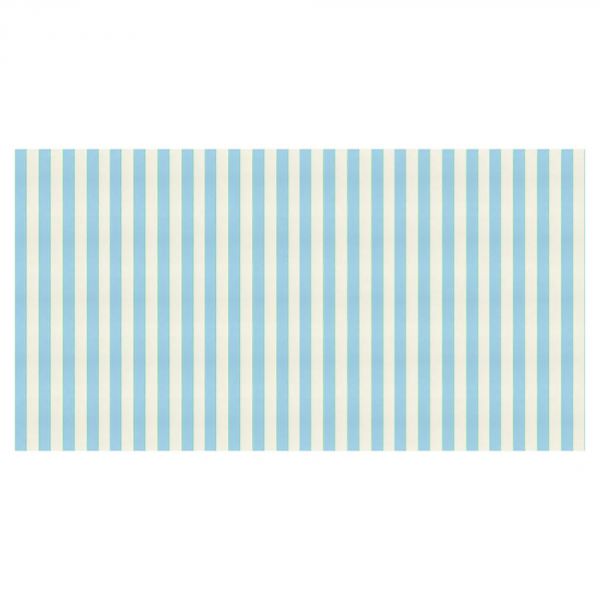 Nappe en papier à rayures Bleu