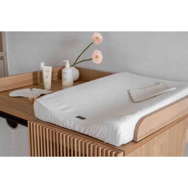 Housse de matelas à langer Natural - Clay