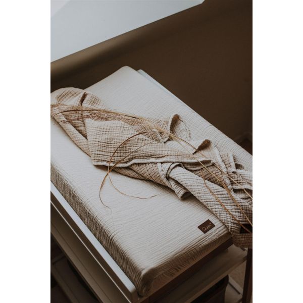 Housse de matelas à langer Natural - Clay