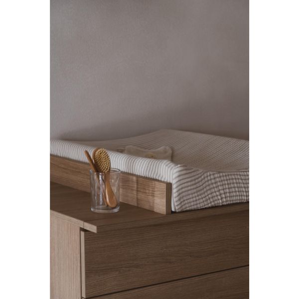 Housse de matelas à langer Natural - Stripes