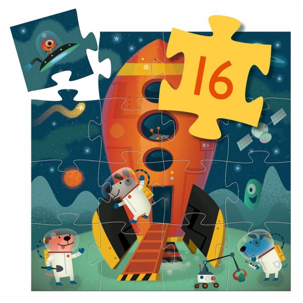 Puzzle silhouette Navette spatiale 16 pièces