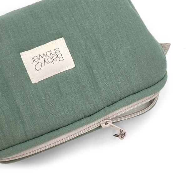 Trousse de toilette Camila Forêt poudre vert