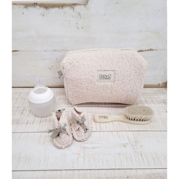 Trousse de toilette Camila Mouton Beige