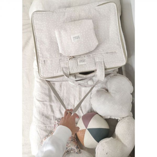 Trousse de toilette Camila White Ministars Beige