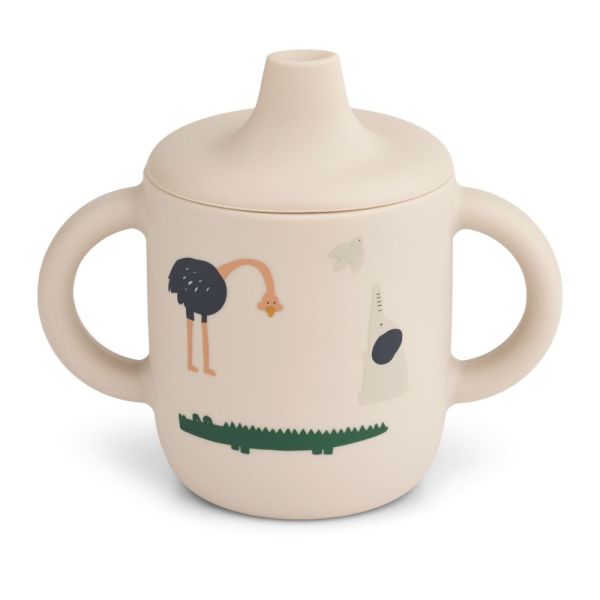 Tasse d'apprentissage à bec silicone 150 ml Neil All together Sandy