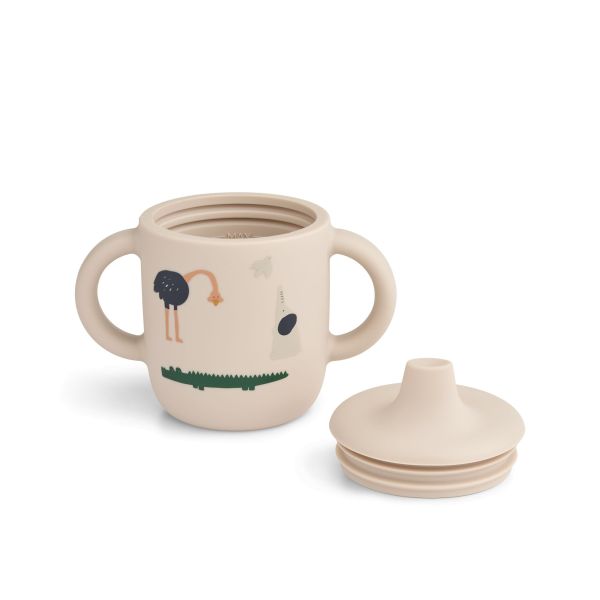 Tasse d'apprentissage à bec silicone 150 ml Neil All together Sandy