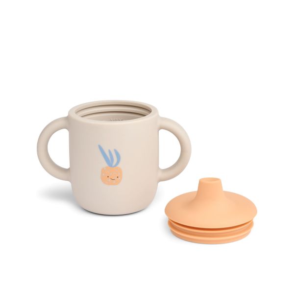 Tasse d'apprentissage à bec silicone 150 ml Neil Pineapple Sandy