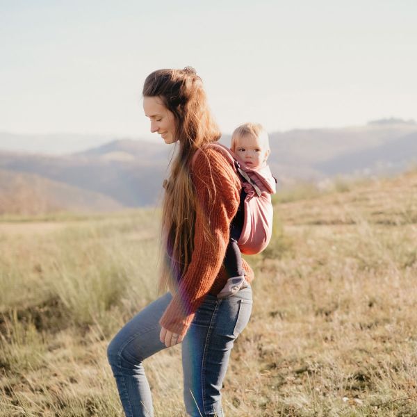 Porte bébé Néo Préformé Acajou