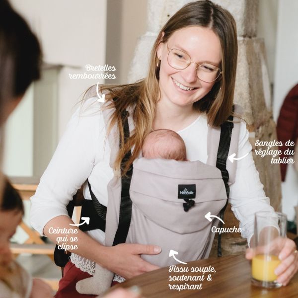Porte bébé Néo Préformé Plume