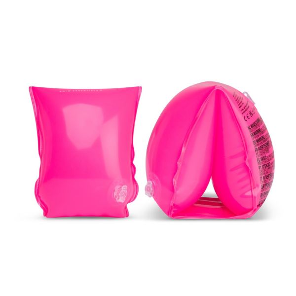 Brassards piscine enfant 0-2 ans - Rose néon