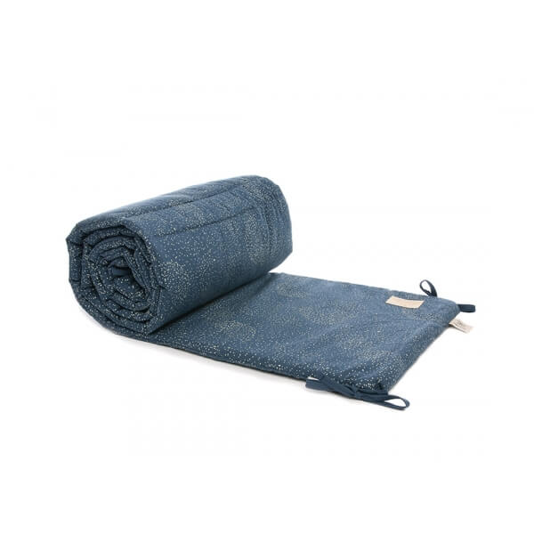 Tour de lit Nest Gold bubble night blue