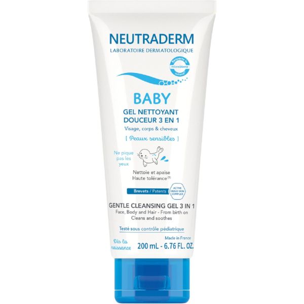 Gel nettoyant douceur 3 en 1 - 200 ml