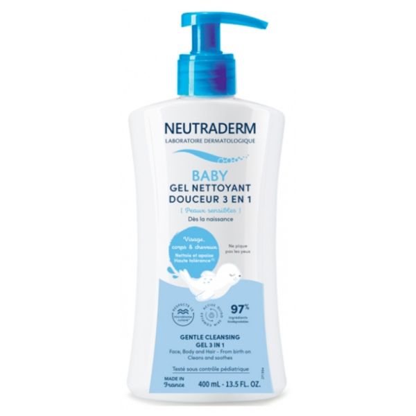 Gel nettoyant douceur 3 en 1 - 400 ml