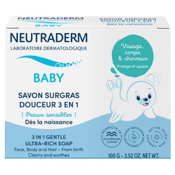 Savon solide 3 en 1 - 100 Gr