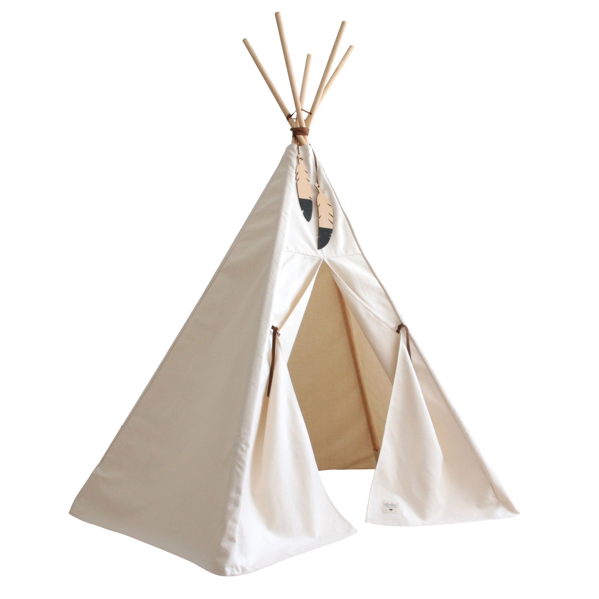 Tente Tipi pour jouer à l'intérieur bricolage jusqu'à 3 enfants