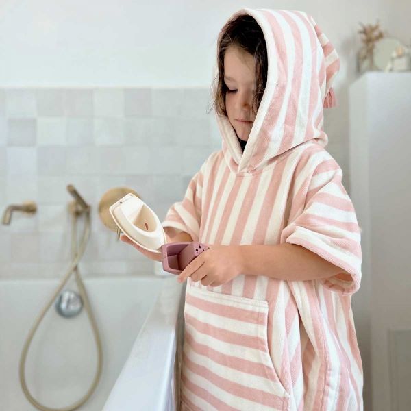 Poncho de Bain Suzon Light Pink 4-6 ans