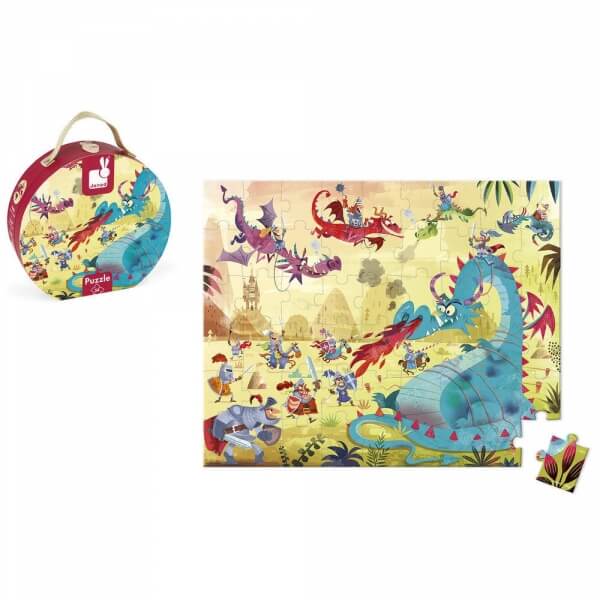 Puzzle Dragon valisette 54 pièces