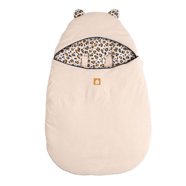 Nid d'ange nomade 0-3 mois Léopard rose