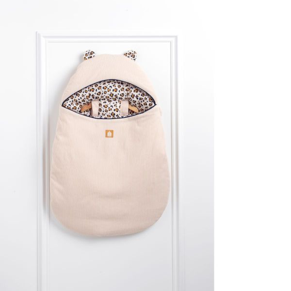 Nid d'ange nomade 0-3 mois Léopard rose