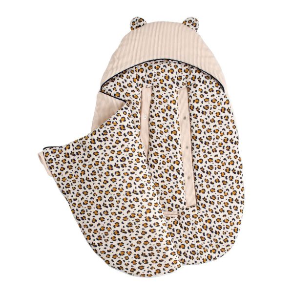 Nid d'ange nomade 0-3 mois Léopard rose