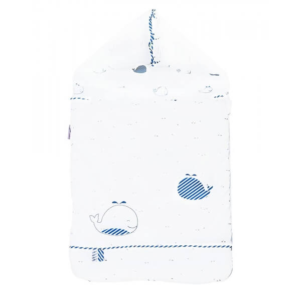 Nid d'ange bébé Blue Baleine