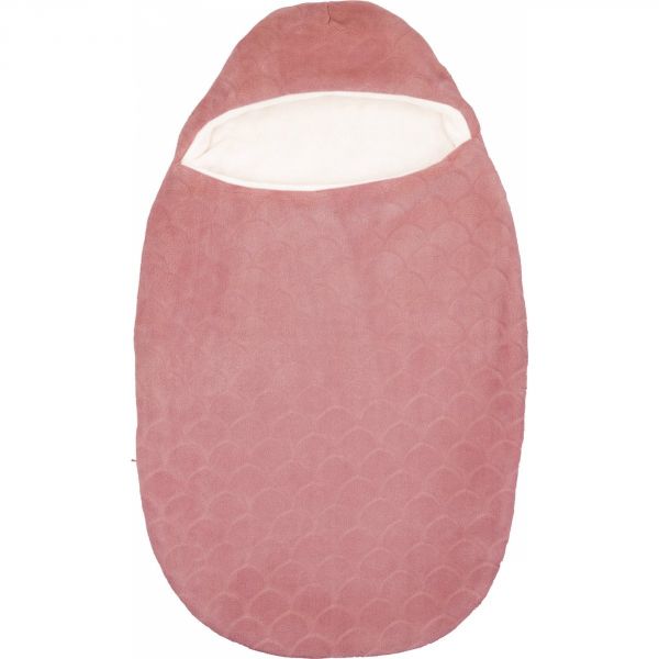 Nid d'ange Cocoon Wavy vieux rose