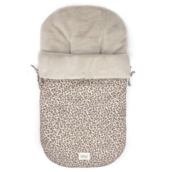 Chancelière poussette Nest polaire Léopard