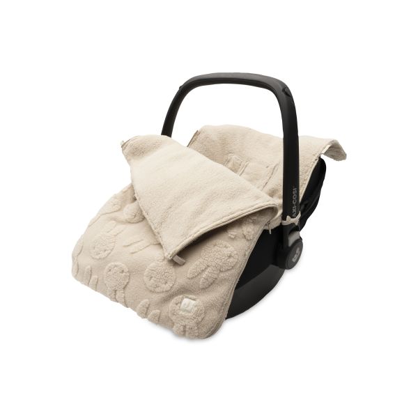 Nid d’ange groupe 0+ bouclette passe-sangle Miffy Jacquard Teddy - Sand