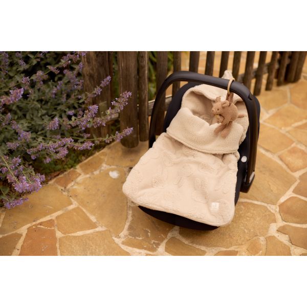 Nid d’ange groupe 0+ bouclette passe-sangle Miffy Jacquard Teddy - Sand
