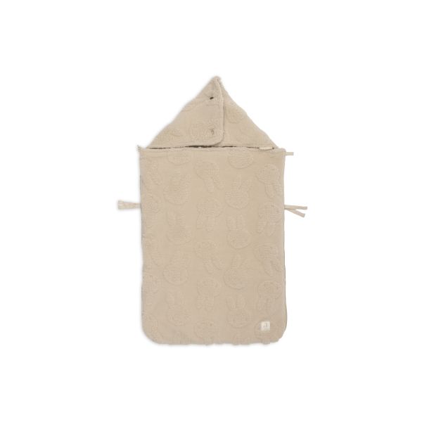 Nid d’ange groupe 0+ bouclette passe-sangle Miffy Jacquard Teddy - Sand