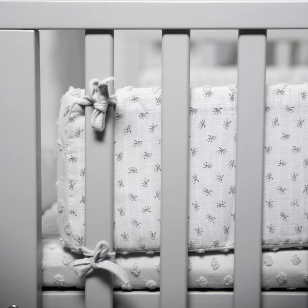 Tour de lit bébé Lil Planet Gris argenté