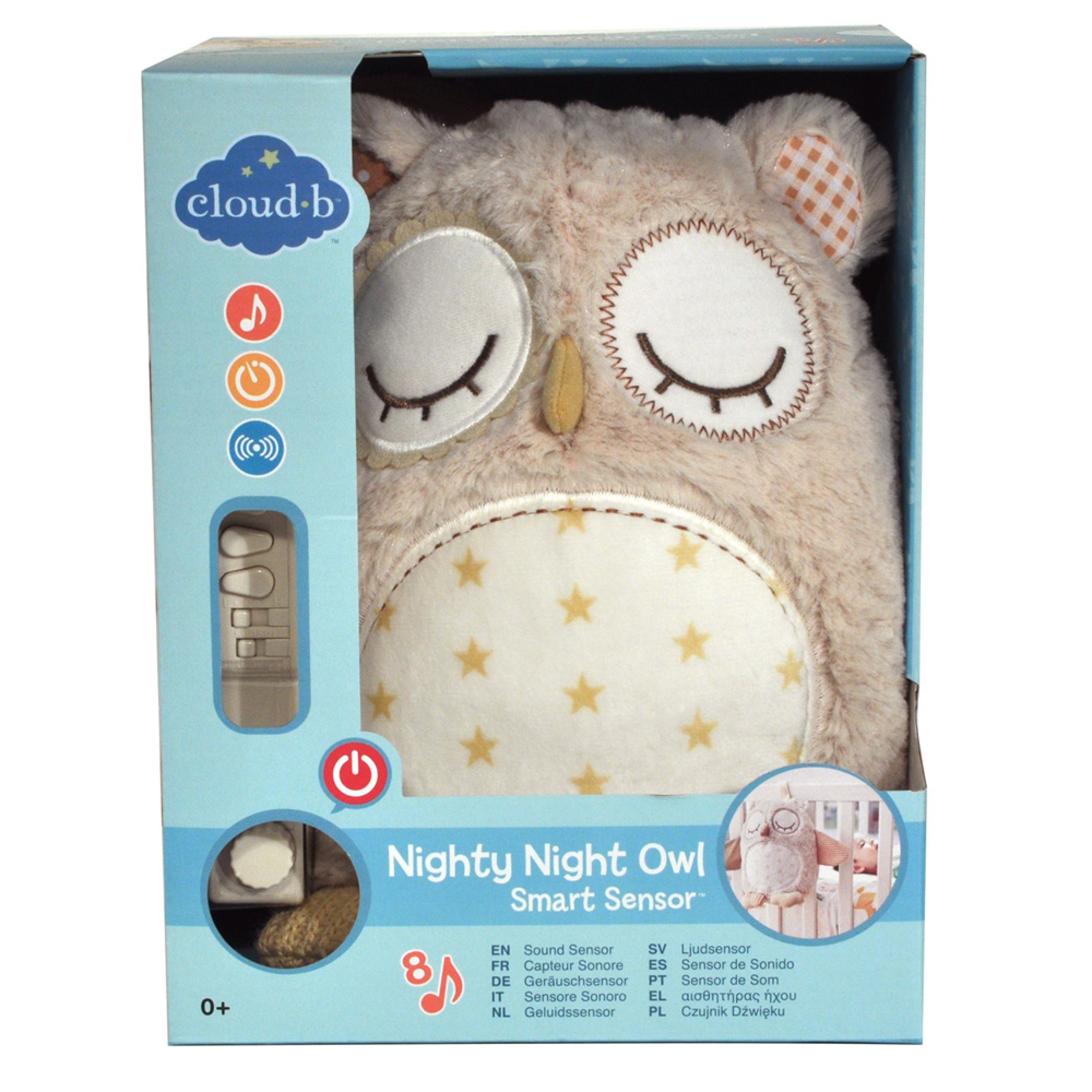 Peluche Bruit Blanc Bebe, Veilleuse Bébé Musicale et Lumineuse