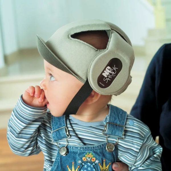 Casque anti-chocs pour bébé bleu