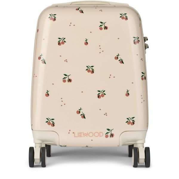Valise enfant cabine 30L à roulettes Norelle Peach Sea shell